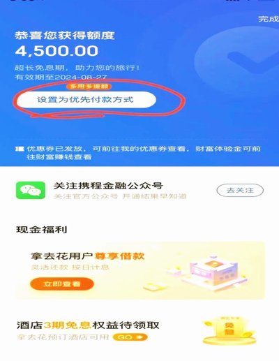 携程拿去花怎么提前一次性还款