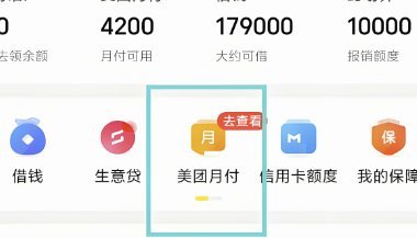 美团月付取现金 取不出来
