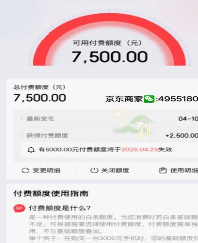 白条额度使用技巧